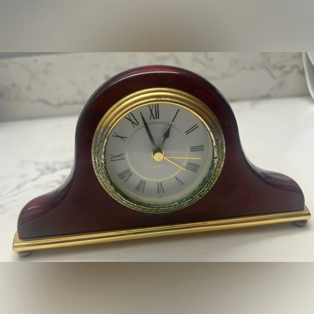 Vintage Linden Quartz Alarm clock desk clock